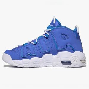 Nike Youth 6.5- Air More Uptempo Blue/White